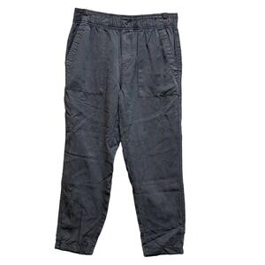 Gap Jogger Pants Womens Medium Gray 100% Lyocell Elastic Waist Pull On Tapered